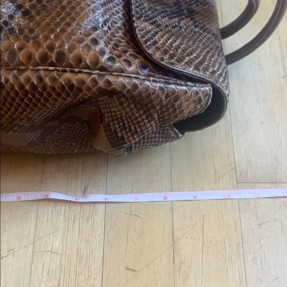 Vintage Python Lambertson Truex Boxcar Purse - Picture 10 of 12